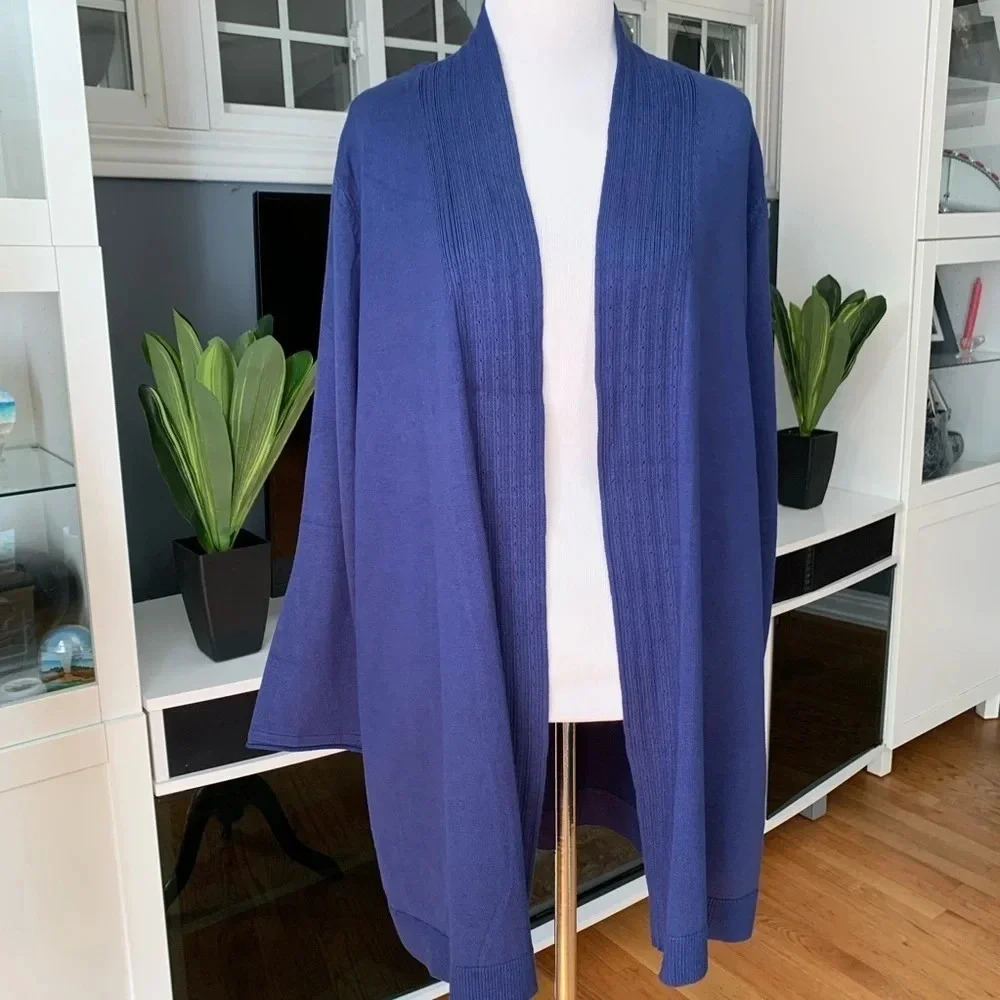 **NEW 89th & Madison Long Line Open Front Cardigan